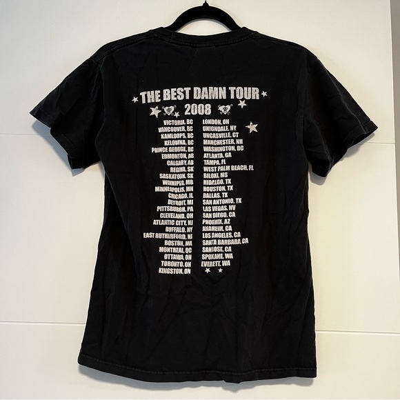 Avril Lavigne Vintage 2008 Tour Tee Shirt - Picture 7 of 13